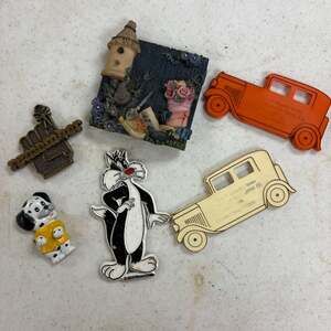 Vintage Ford Model A Front View Laser Engraved Wood Pin